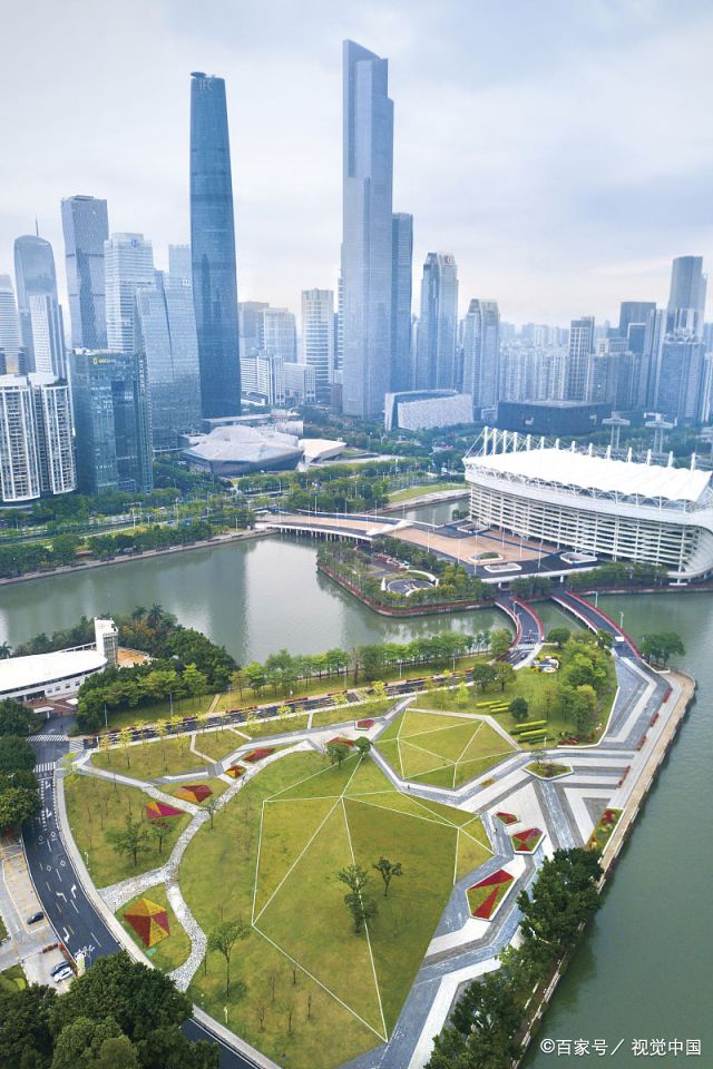 广州二沙岛,最浪漫的地方,花样绿道四季如春